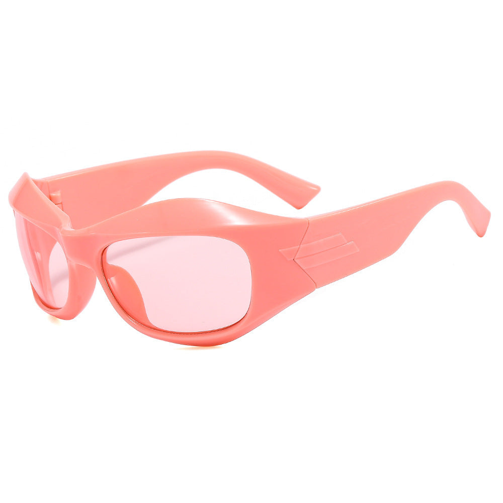 Gafas de sol deportivas futuristas y2k de PC al por mayor